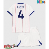 Camiseta Chelsea Valentin Barco #4 Tercera Equipación para niños 2026-27 manga corta (+ pantalones cortos)